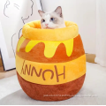 Popular Selling Honey Pot Cat Bed Indoor Soft Cat House Sofa Pet Bed